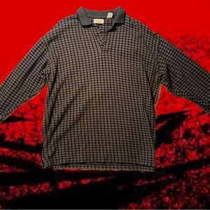 Vintage Baggy Grunge Soft Collared Van Heusen Pullover